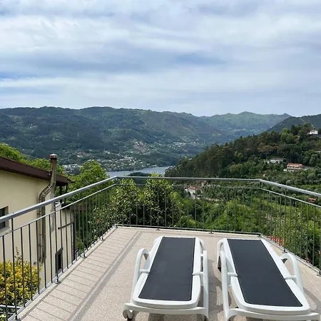 Casa De Casarelhos - Lareira - Vistas Rio E Serra Apartment